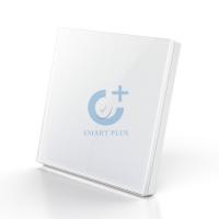 智能觸控平面鋼化玻璃式一位開(kāi)關(guān)面板_百仕誠(chéng)